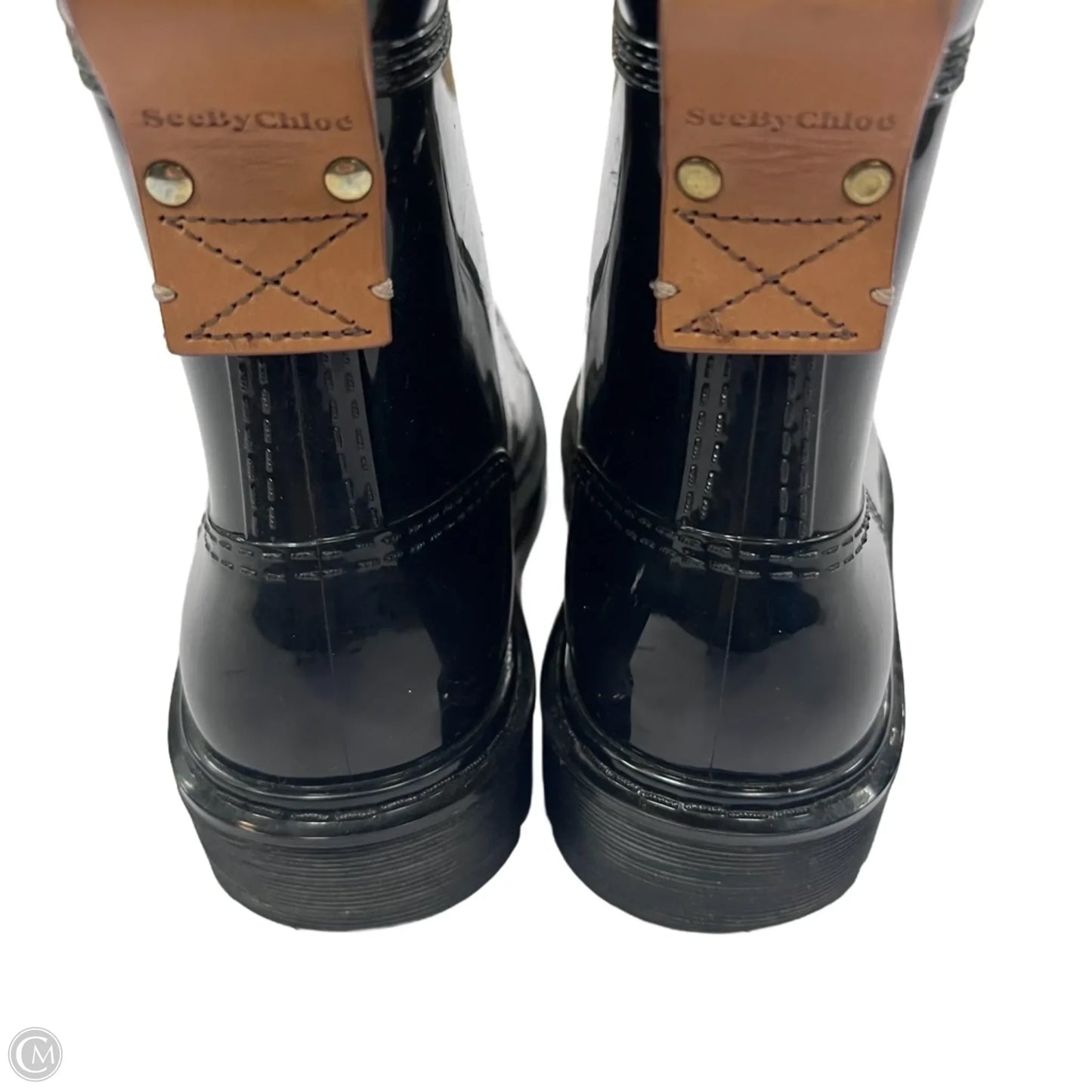 Boots Designer By See By Chloe In Black, Size: 8