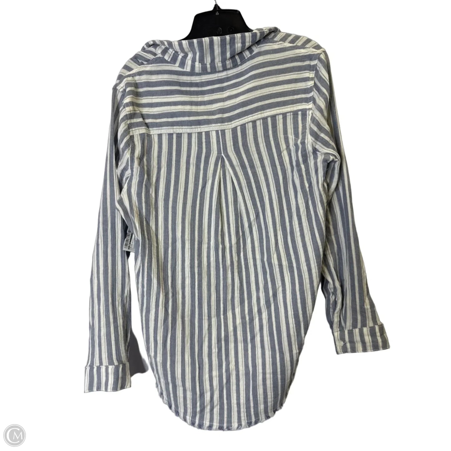 Top Long Sleeve By C And C In Striped Pattern, Size: M