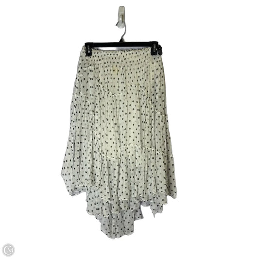 Skirt Midi By Free People In Polkadot Pattern, Size: Xs