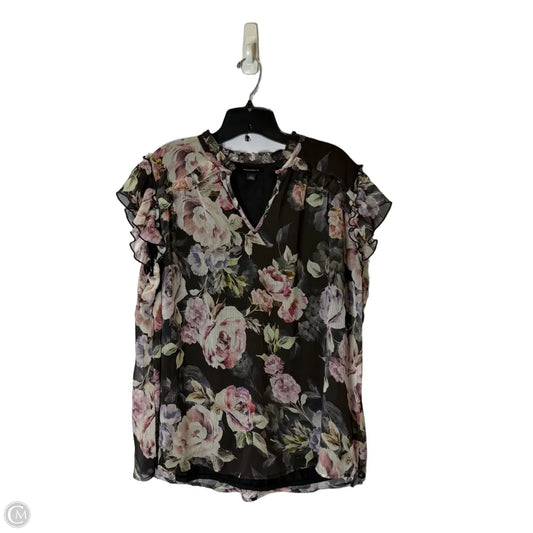 Blouse Sleeveless By Tamara H In Floral Print, Size: 1x
