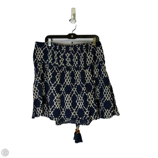 Skirt Mini & Short By Anthropologie In Navy, Size: Xl