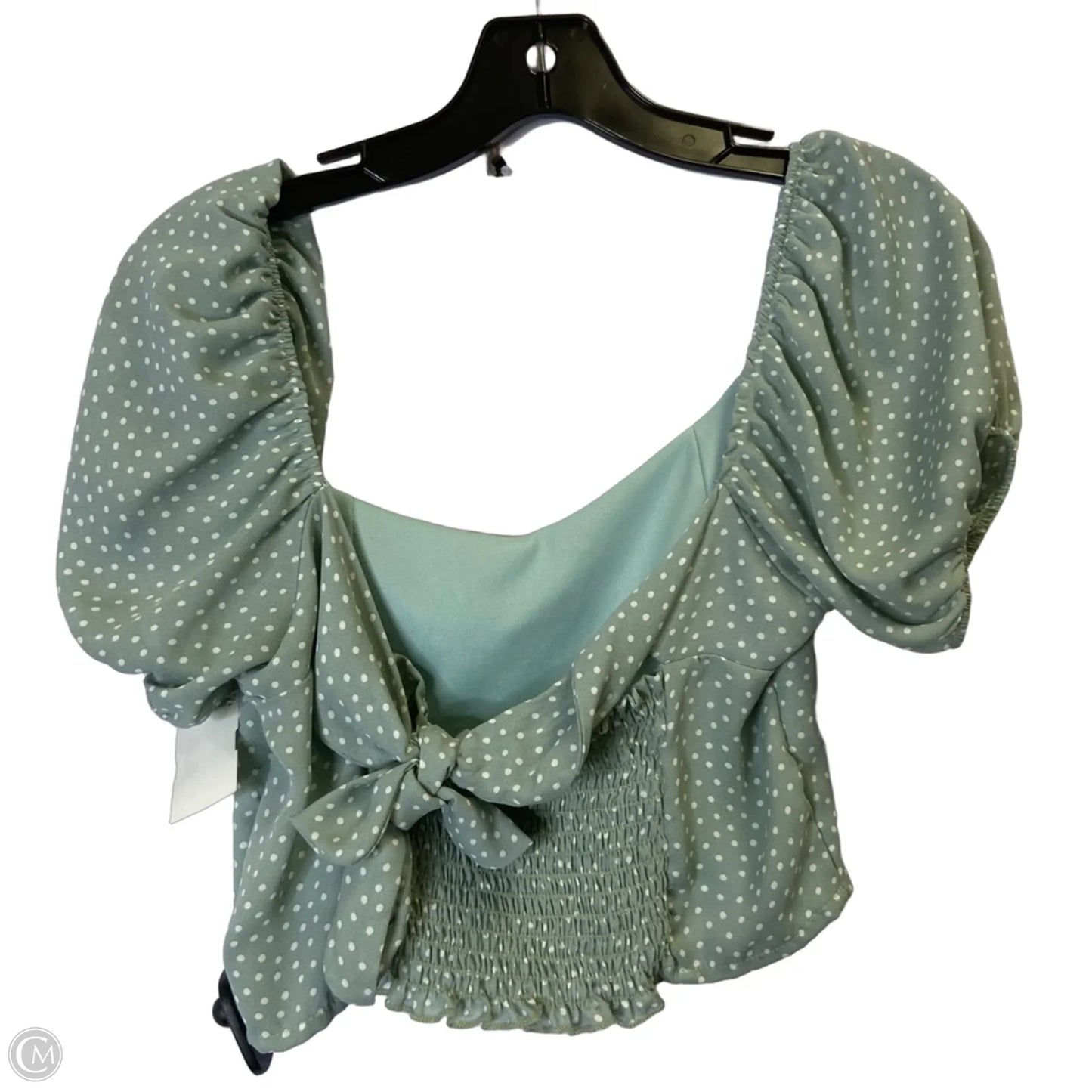 Top Short Sleeve By Altard State In Polkadot Pattern, Size: M