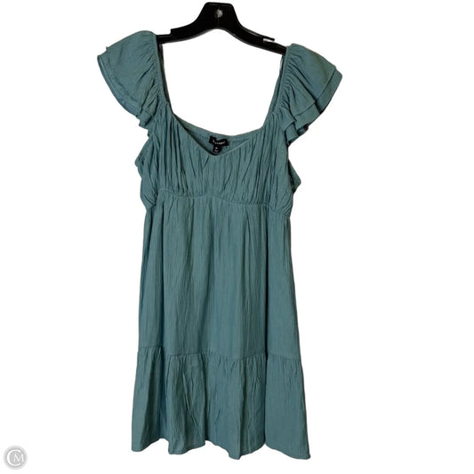 Dress Casual Short By Blu Pepper In Blue, Size: M
