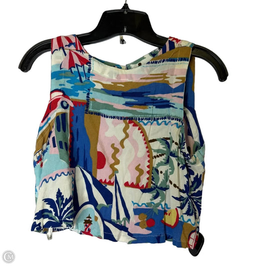 Top Sleeveless By Clothes Mentor In Multi-colored, Size: S