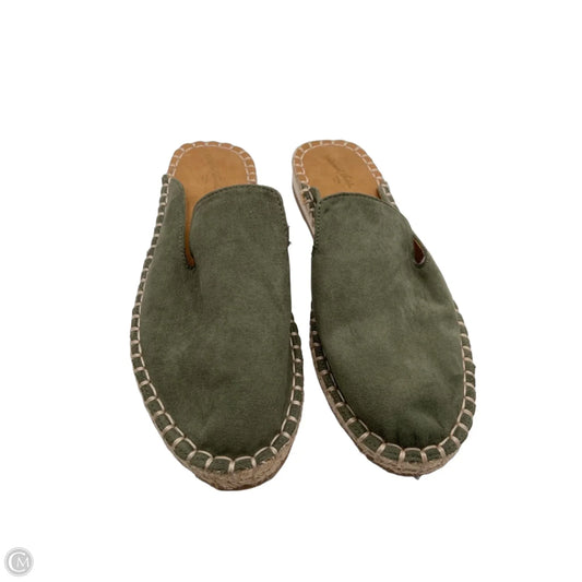 Shoes Flats By Universal Thread In Green, Size: 6.5