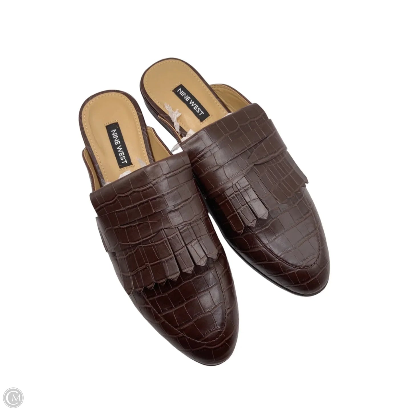 Shoes Flats By Nine West In Brown, Size: 7.5