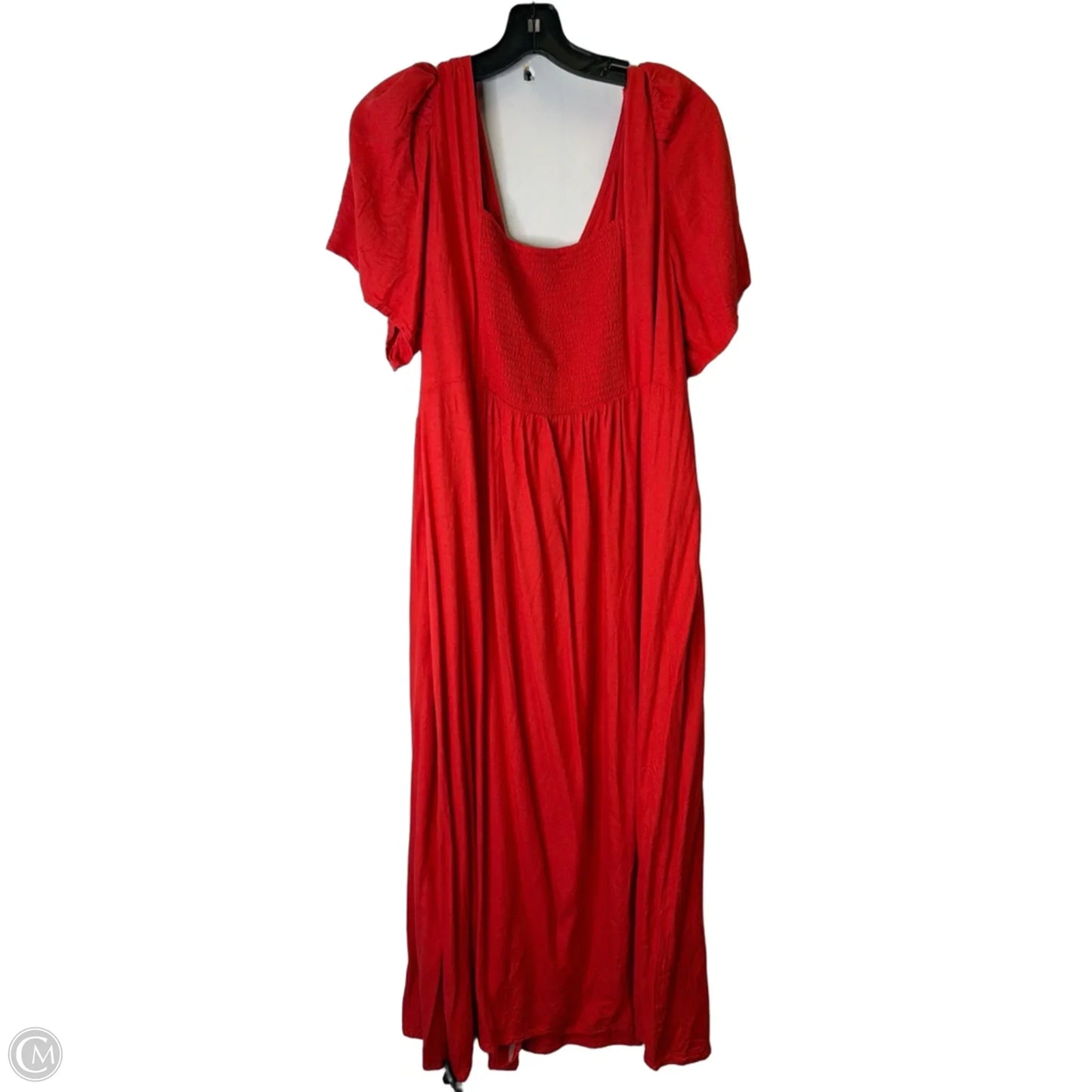 Dress Casual Midi By Old Navy In Red, Size: 2x