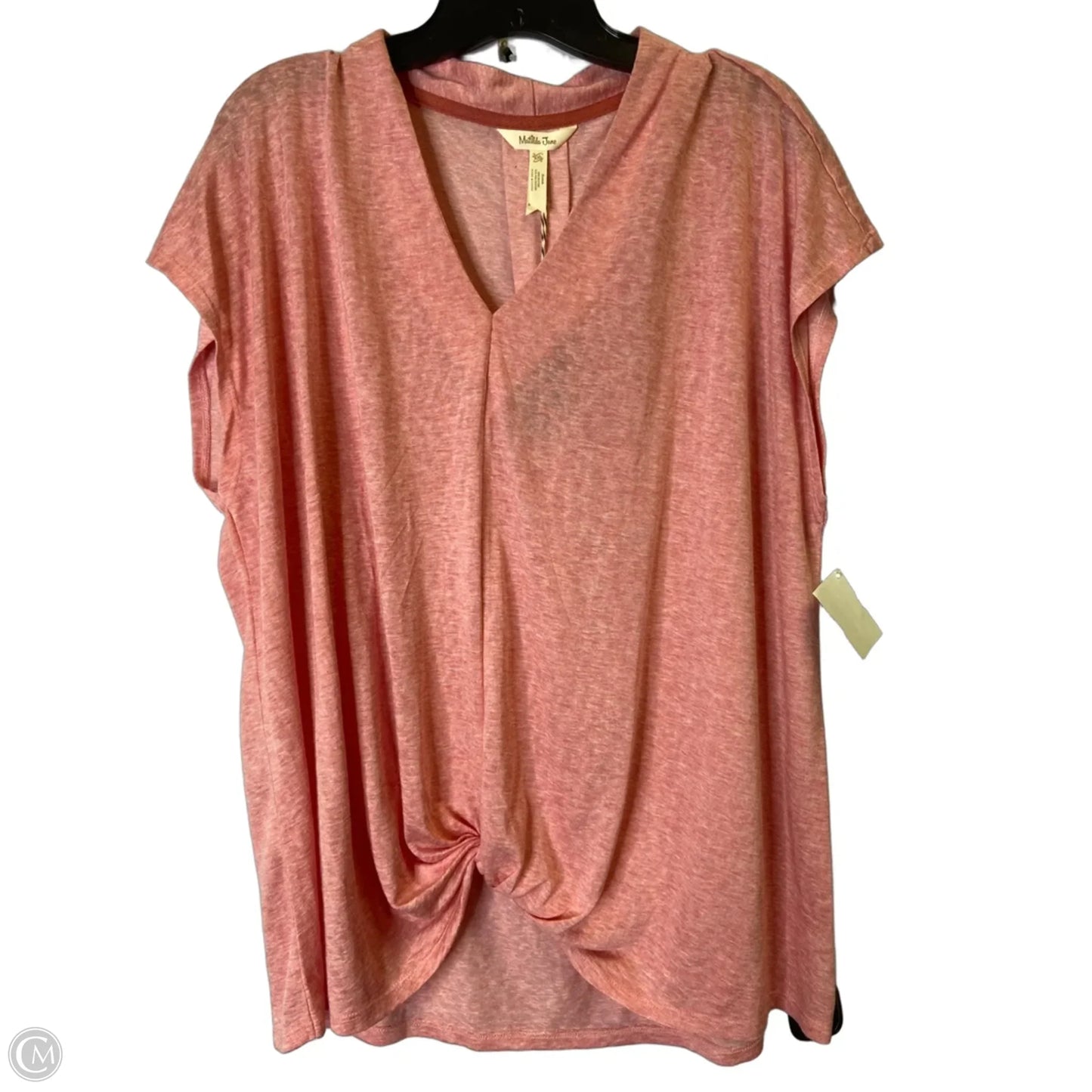 Top Short Sleeve By Matilda Jane In Pink, Size: Xxl