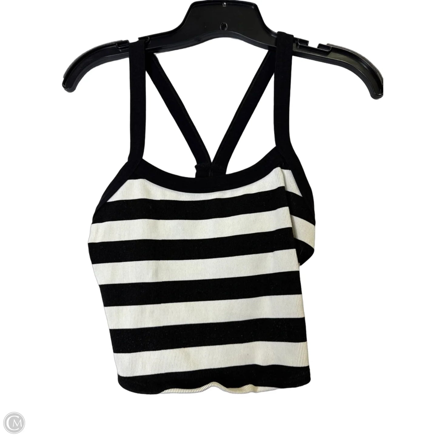 Athletic Tank Top By Free People In Black & White, Size: Xl