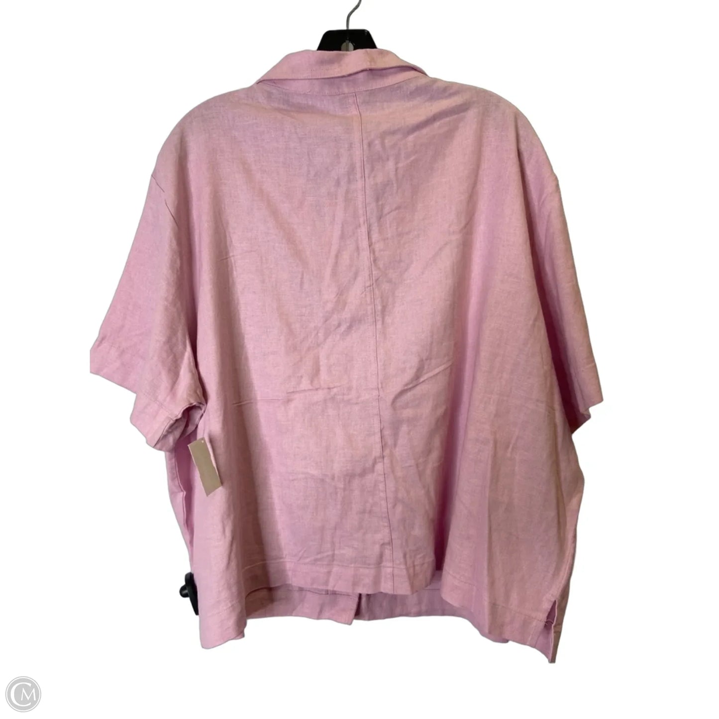 Top Short Sleeve By Buffalo David Bitton In Pink, Size: Xxl