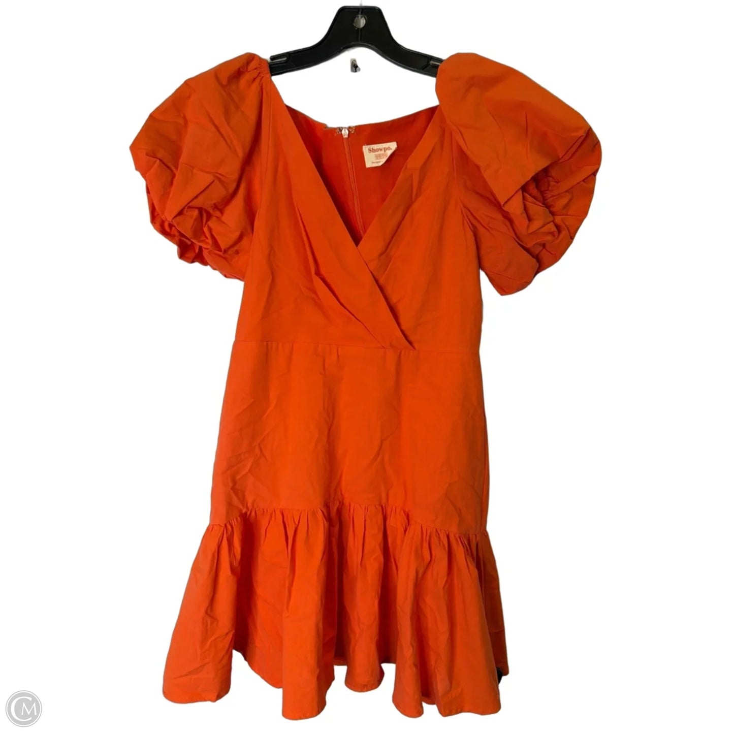 Dress Casual Short By Showpo In Orange, Size: 6