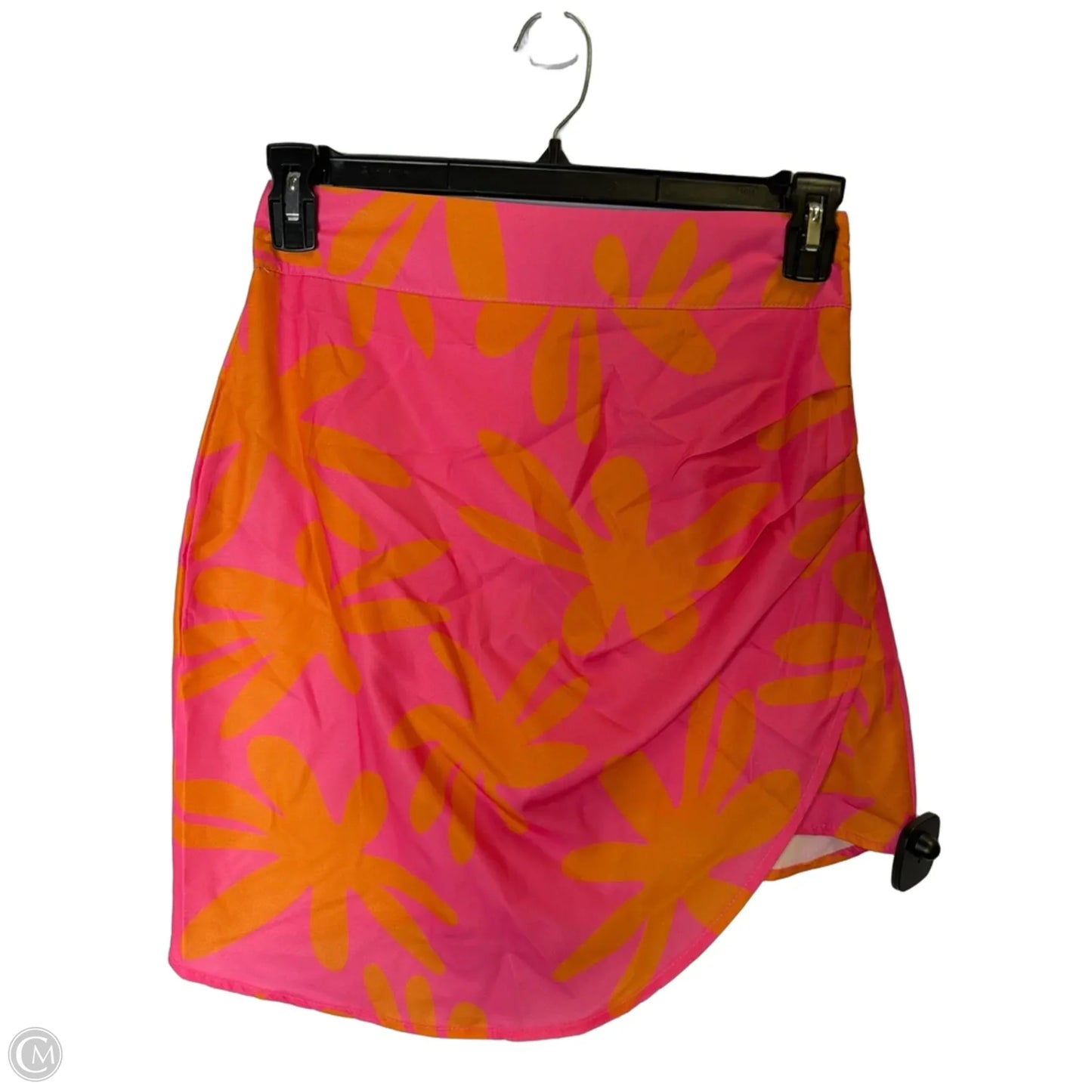 Skirt Midi By Clothes Mentor In Orange & Pink, Size: Mp