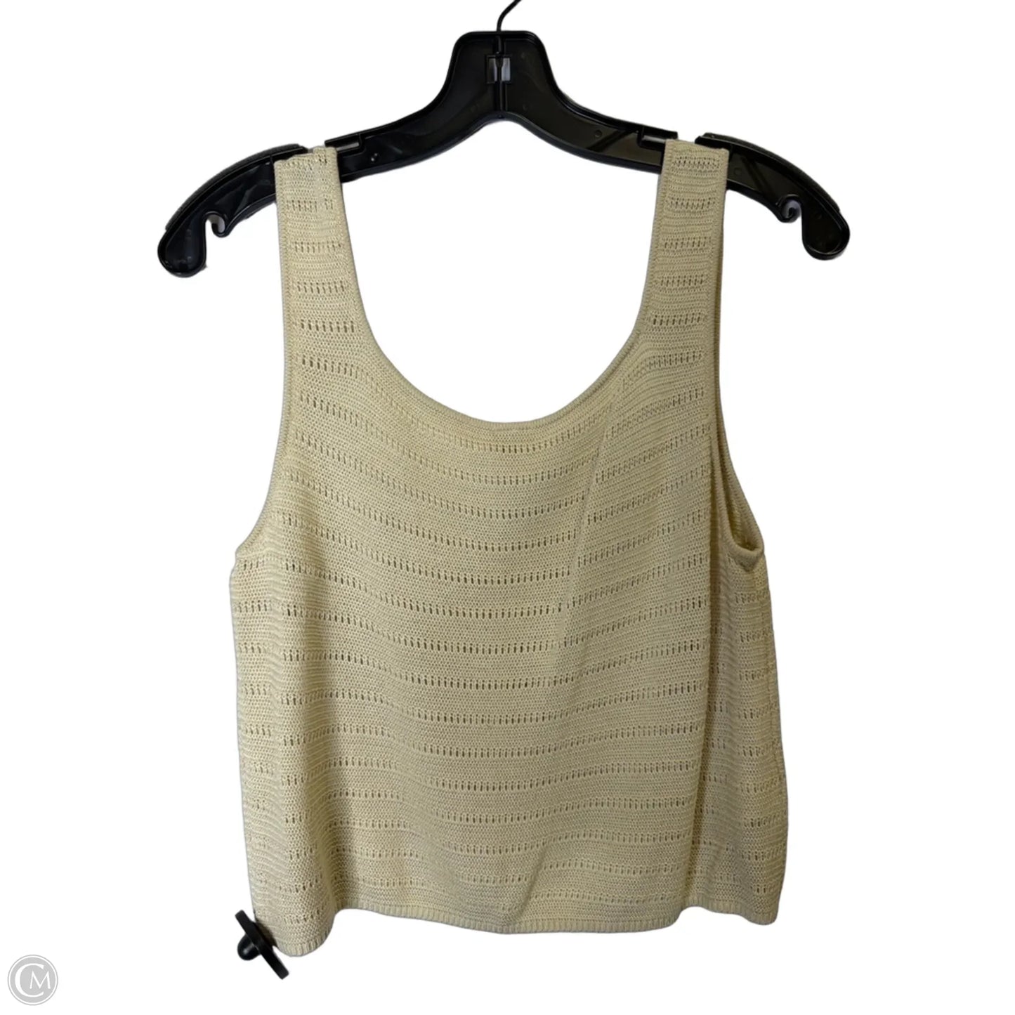 Top Sleeveless By Loft In Beige, Size: M