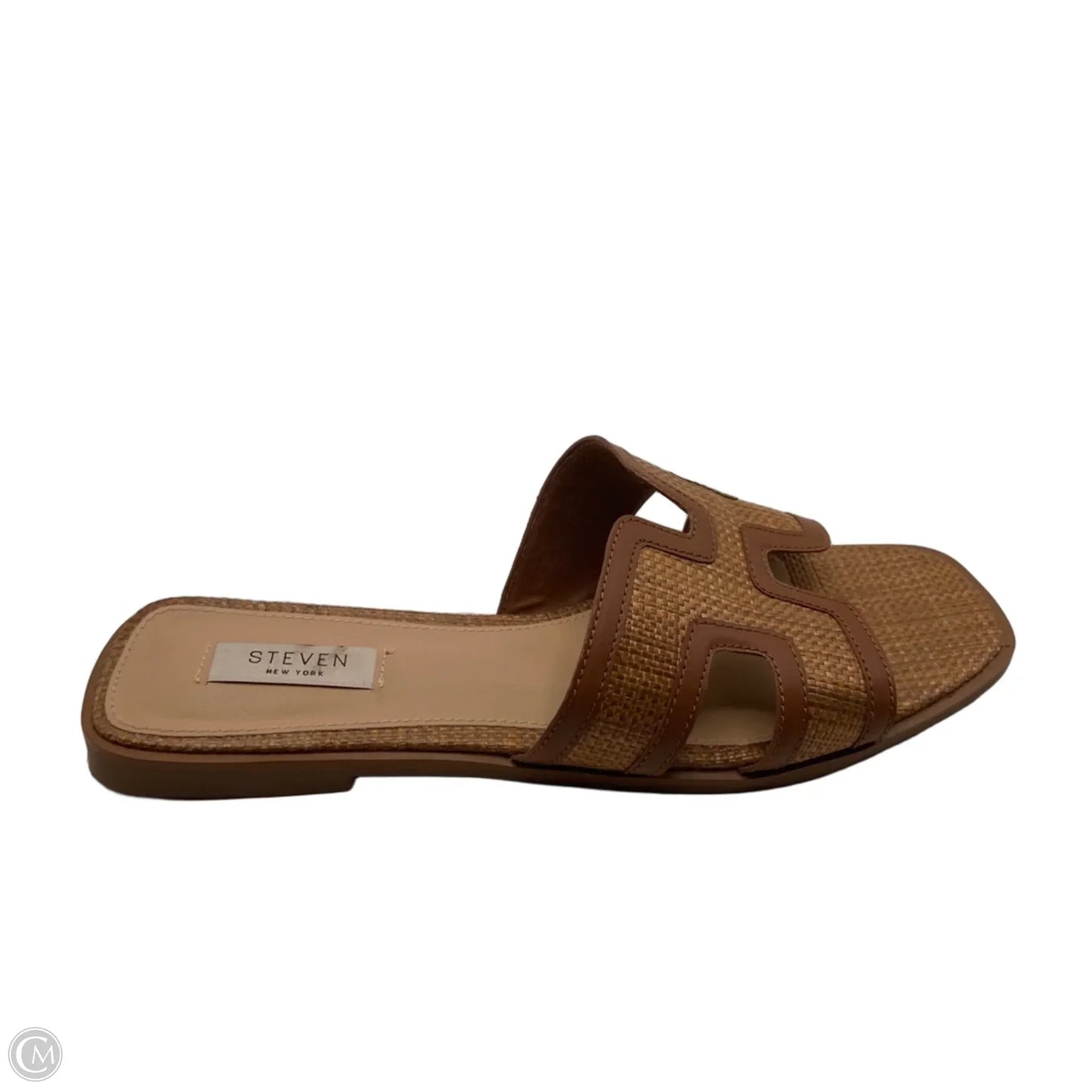 Sandals Flats By Clothes Mentor In Brown, Size: 10