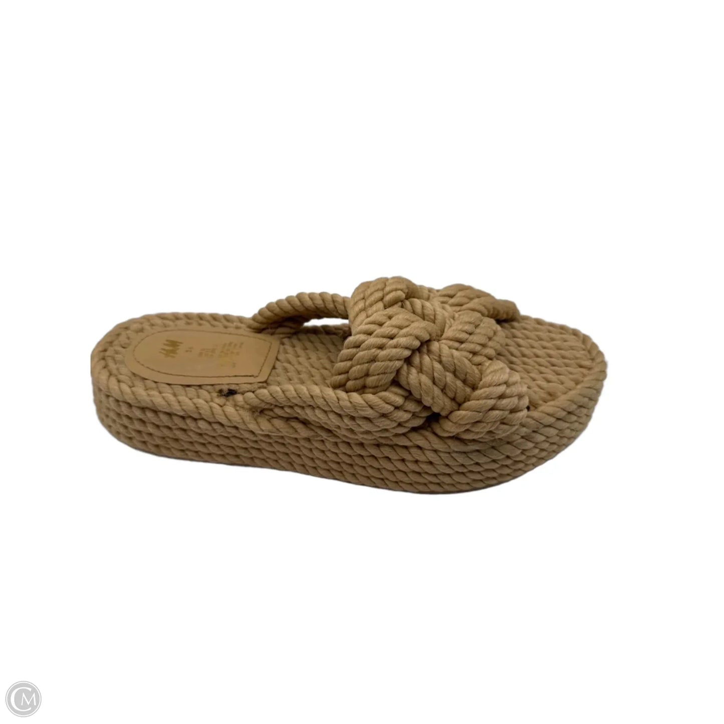 Sandals Heels Platform By H&m In Beige, Size: 6