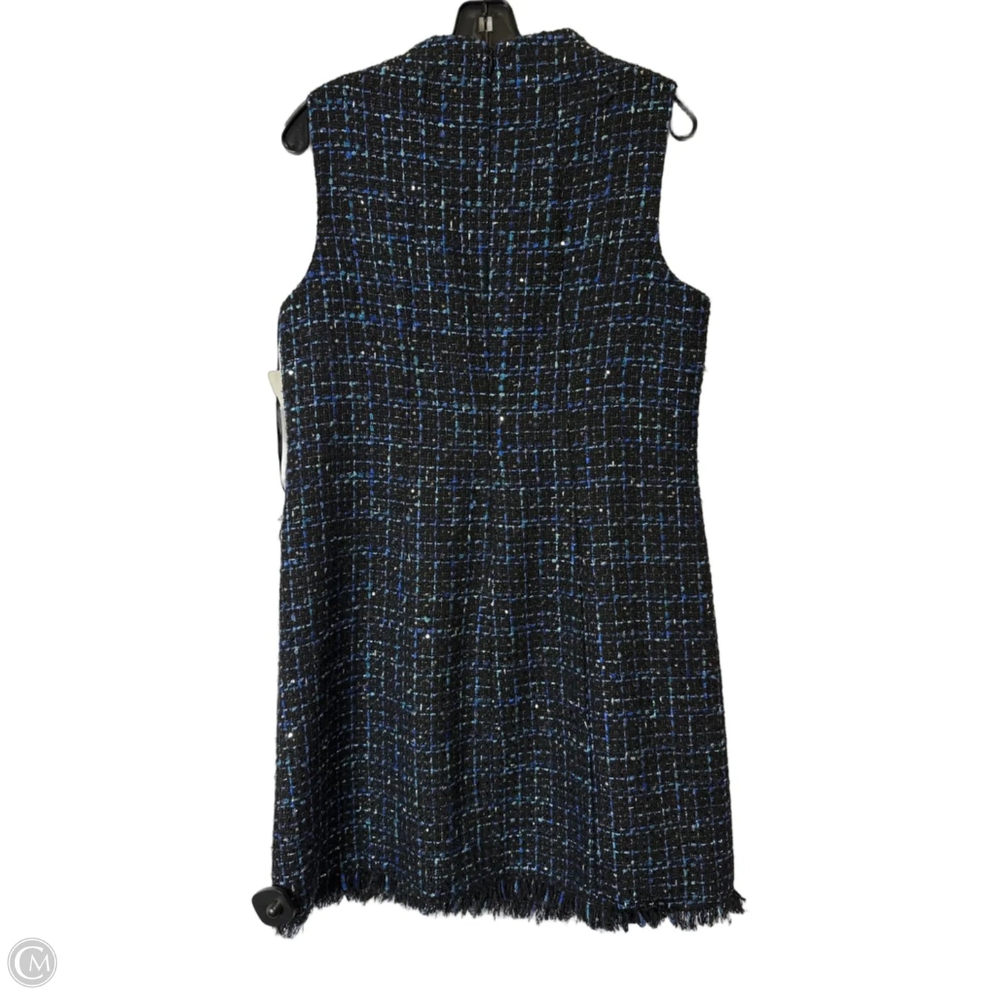 Dress Party Midi By Eliza J In Black & Blue, Size: 12