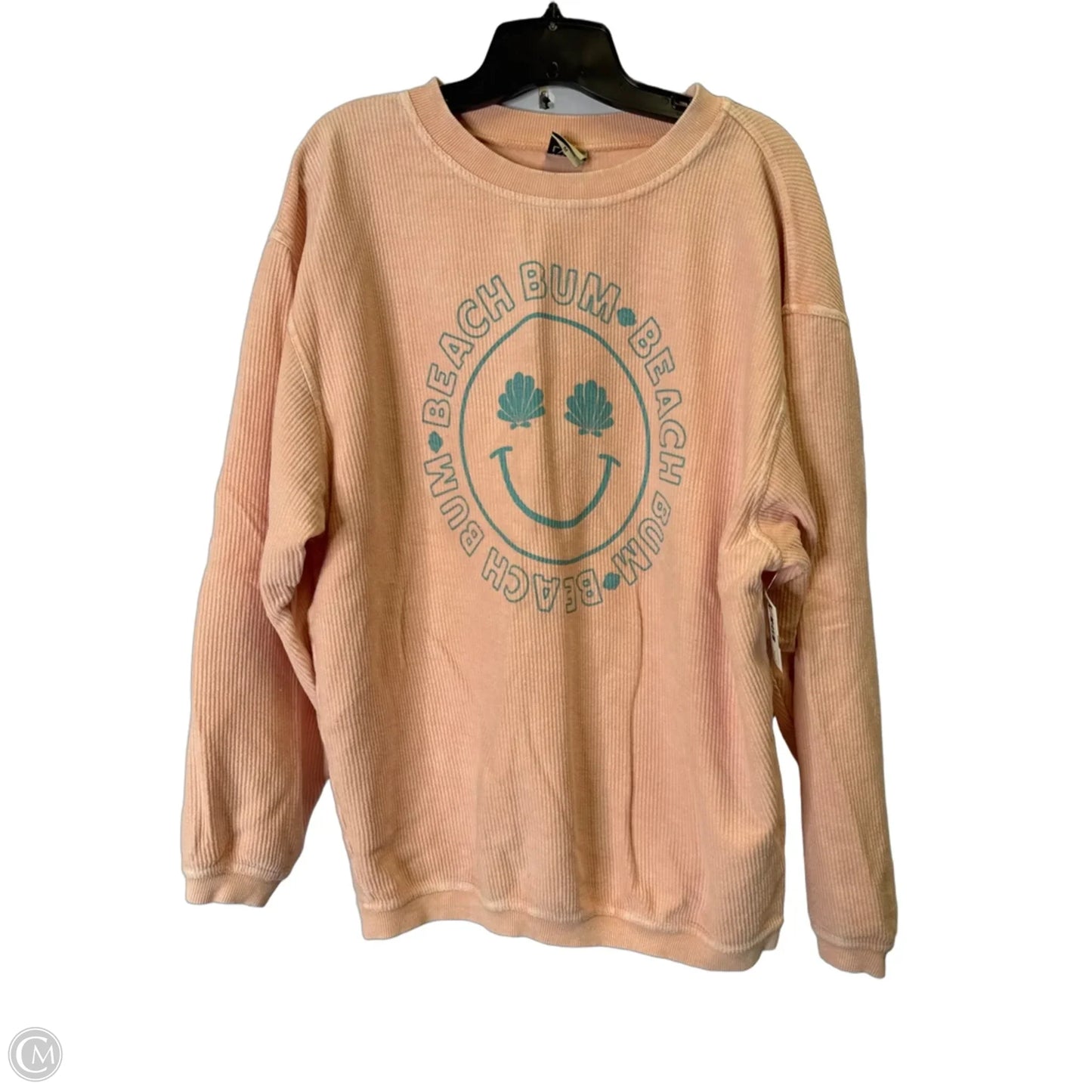 Sweatshirt Crewneck By Chicka-d In Pink, Size: M