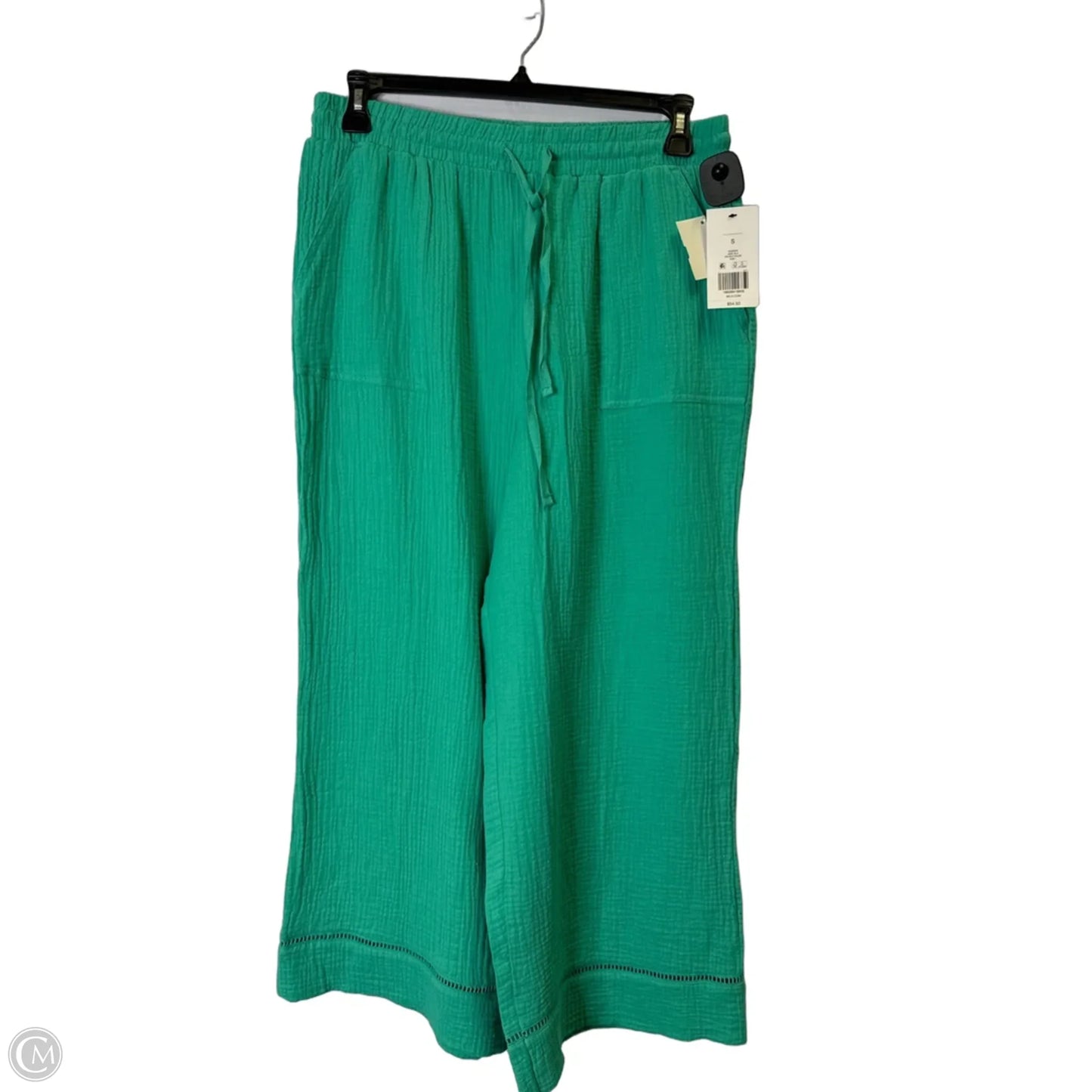 Pants Wide Leg By Kim Rogers In Green, Size: S