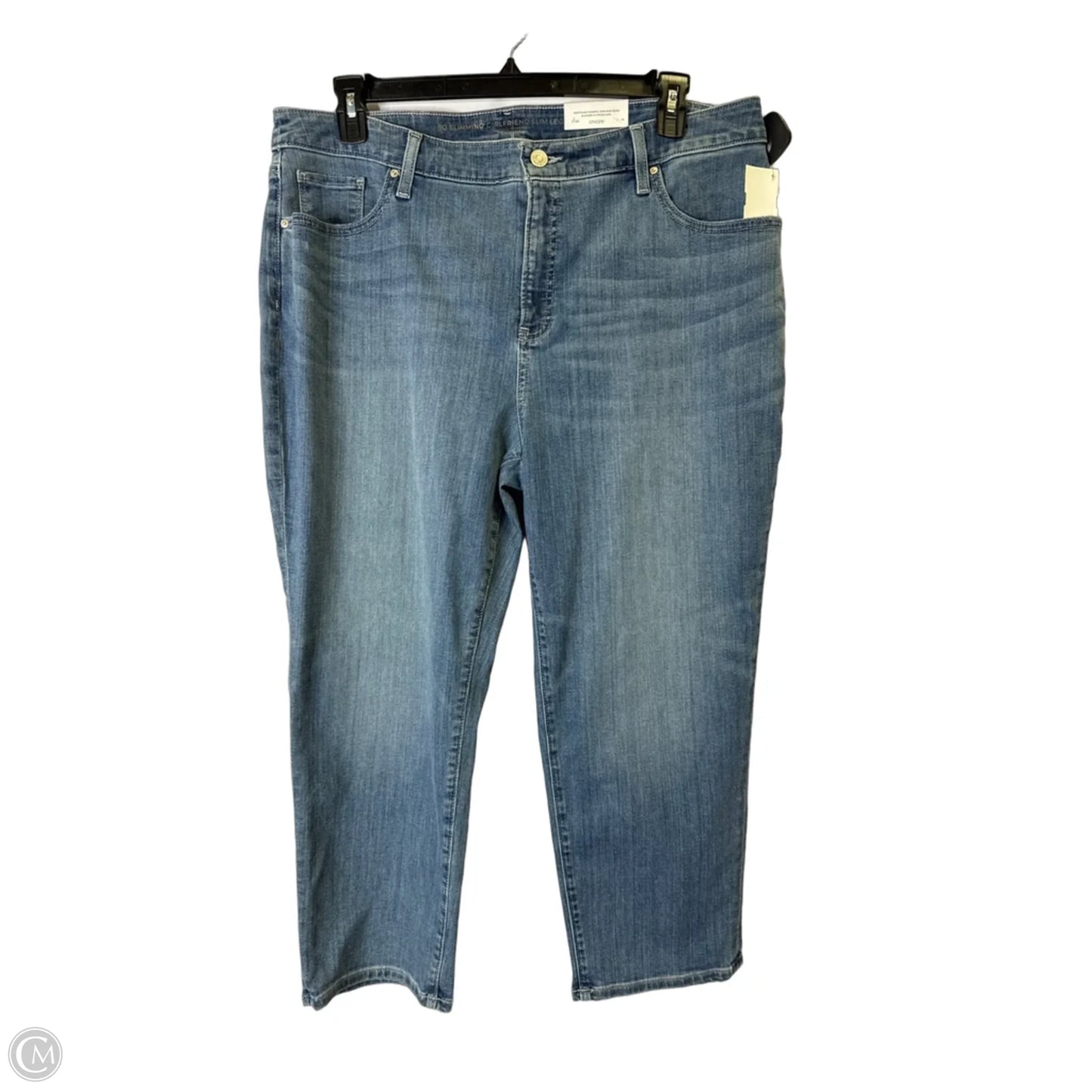 Jeans Skinny By Chicos In Blue Denim, Size: Xl