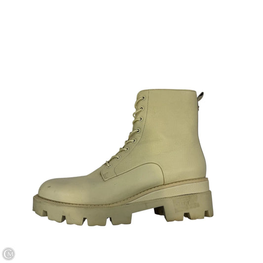 Boots Ankle Heels By Sam Edelman In Cream, Size: 9