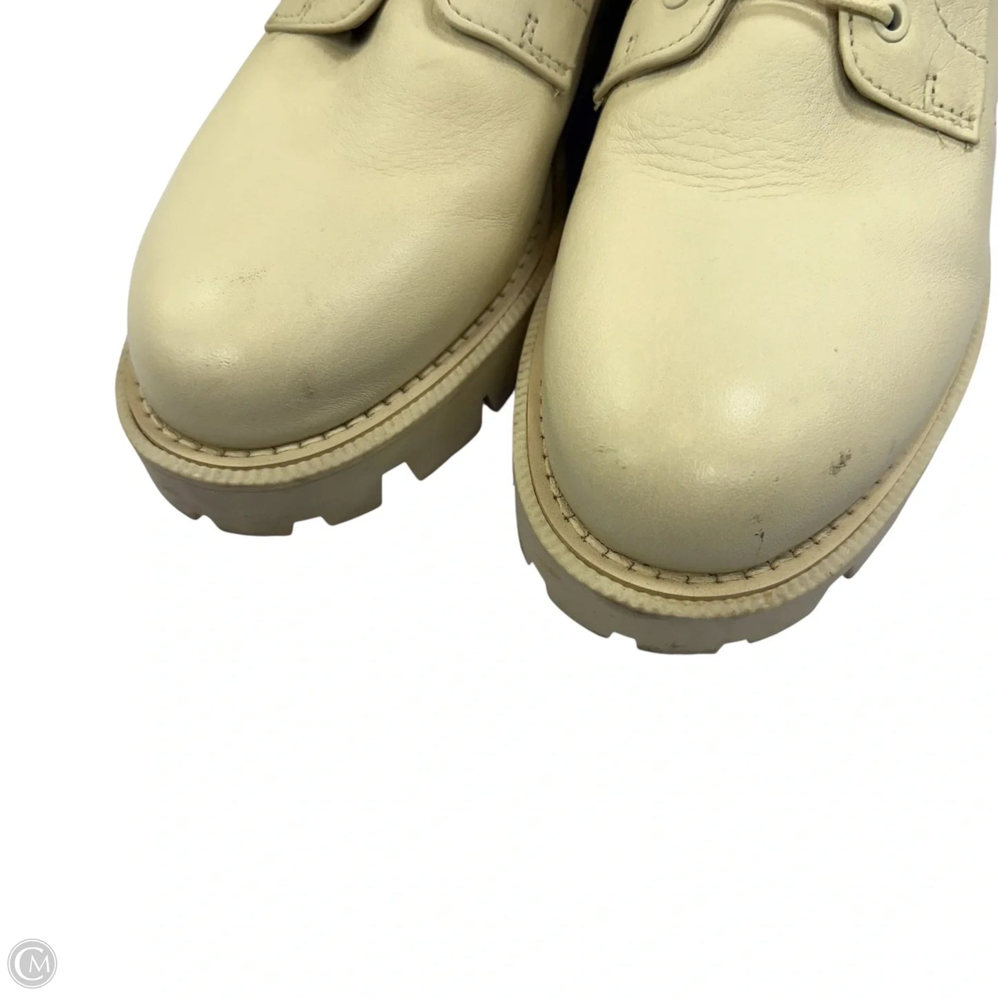 Boots Ankle Heels By Sam Edelman In Cream, Size: 9