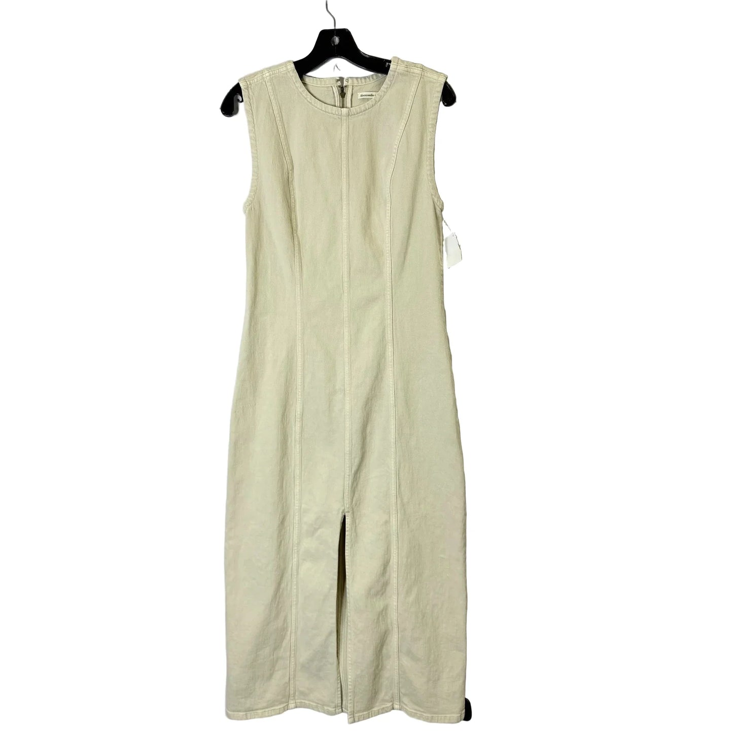 Dress Casual Maxi By Abercrombie And Fitch In Beige, Size: M TALL