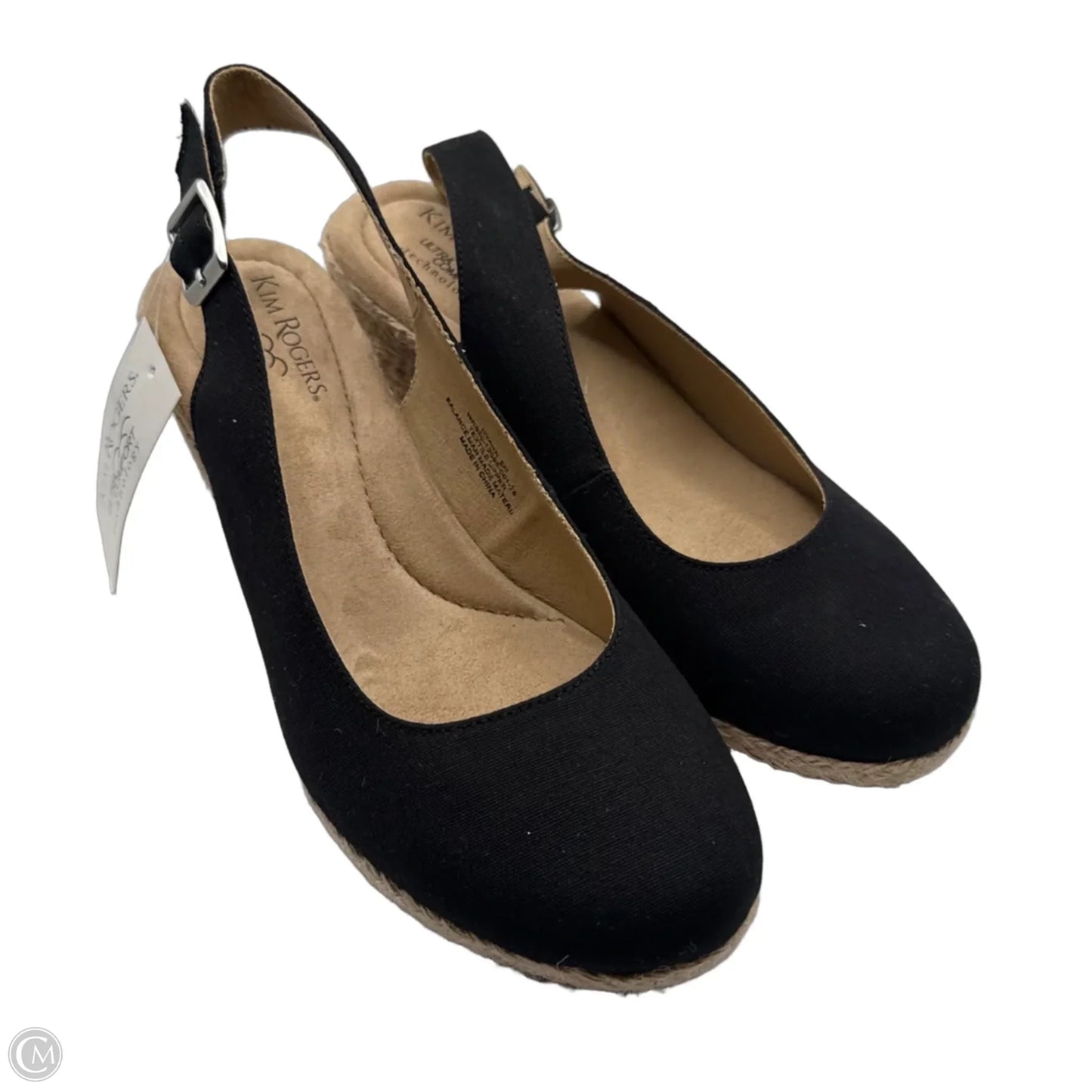 Shoes Heels Wedge By Kim Rogers In Black, Size: 9