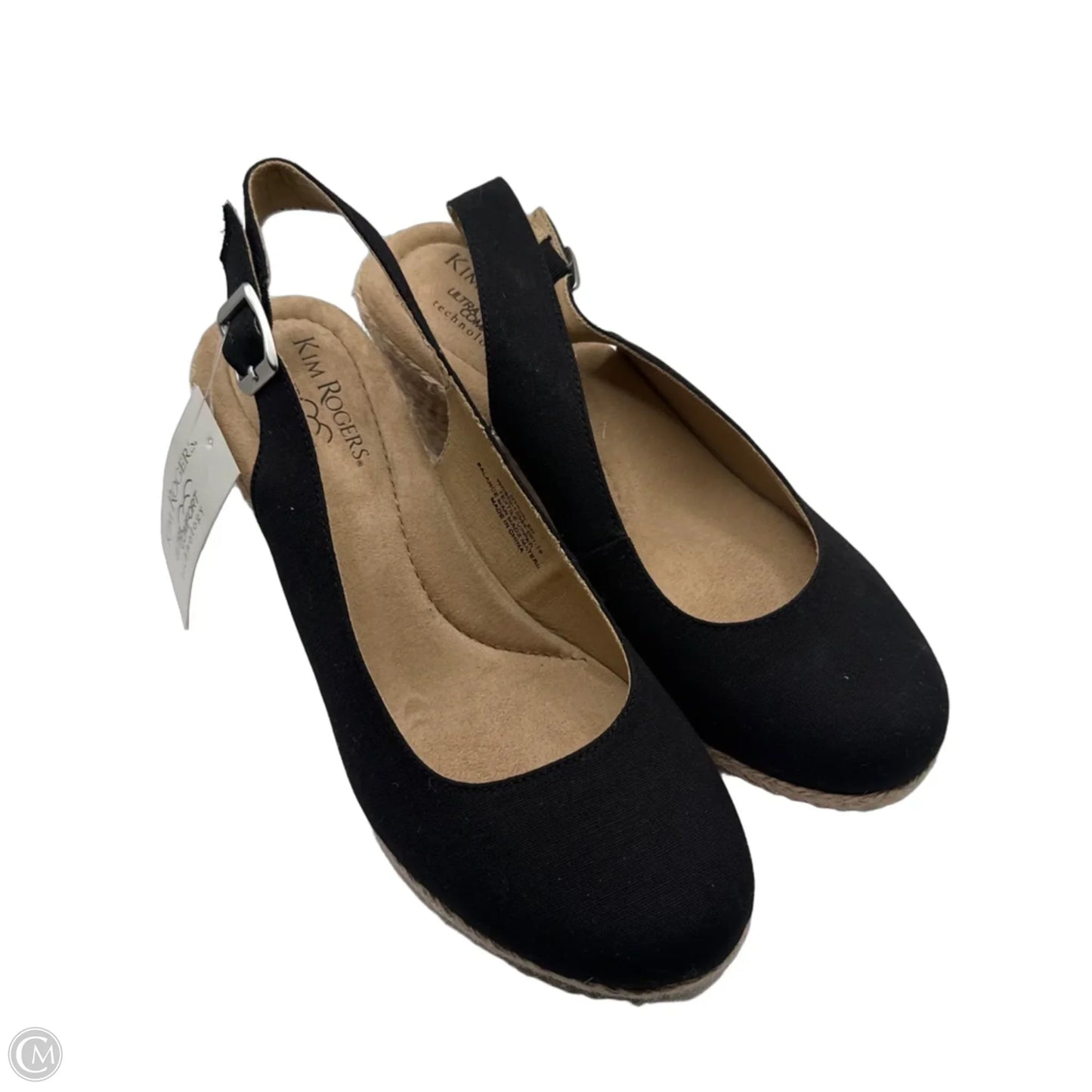 Shoes Heels Wedge By Kim Rogers In Black, Size: 9