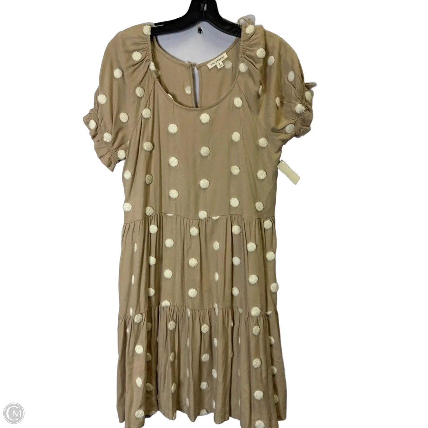 Dress Casual Short By Blu Pepper In Brown, Size: S