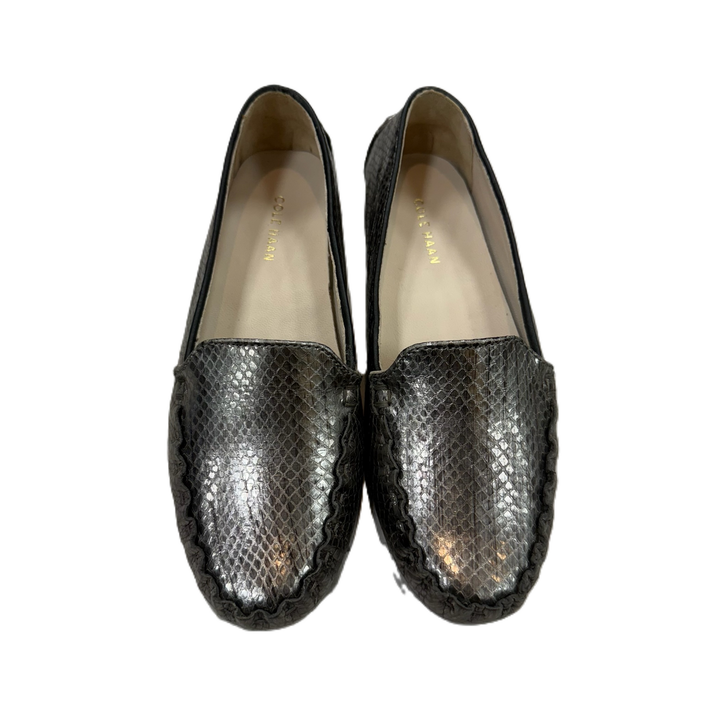 Shoes Flats By Cole-haan In Silver, Size: 5.5