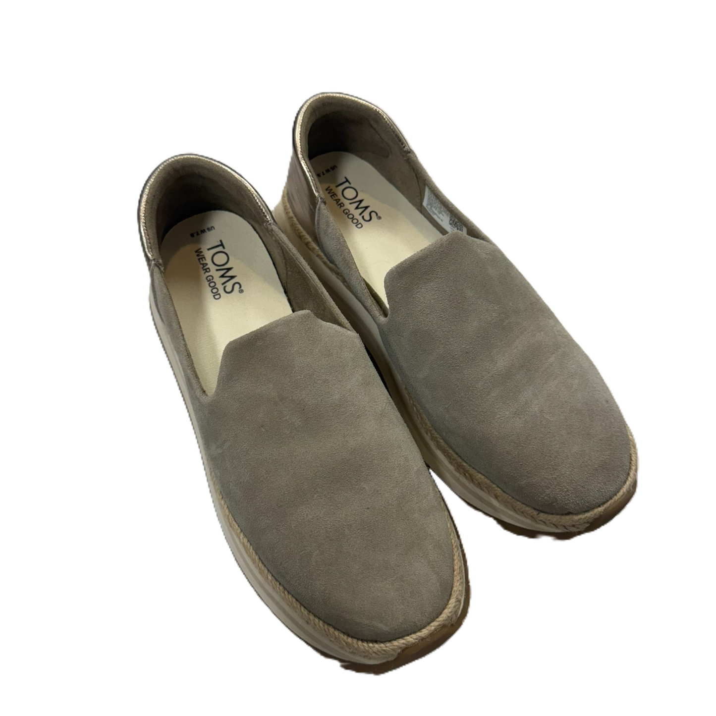 Shoes Flats By Toms In Tan, Size: 7.5