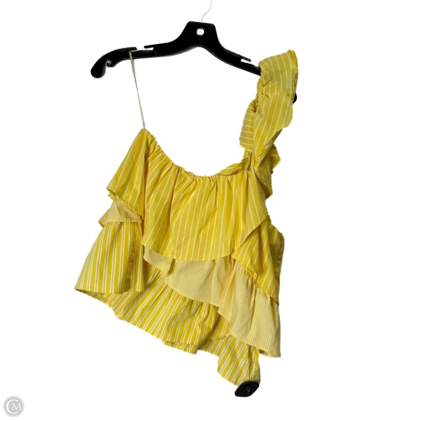 Top Sleeveless By Maeve In Yellow, Size: L