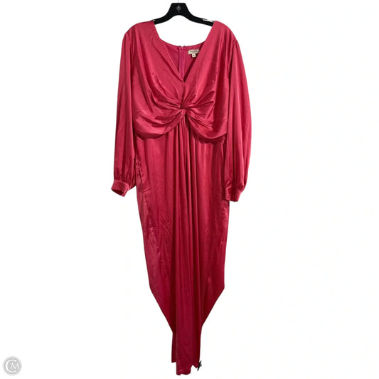 Jumpsuit By Andree By Unit In Pink, Size: 1x