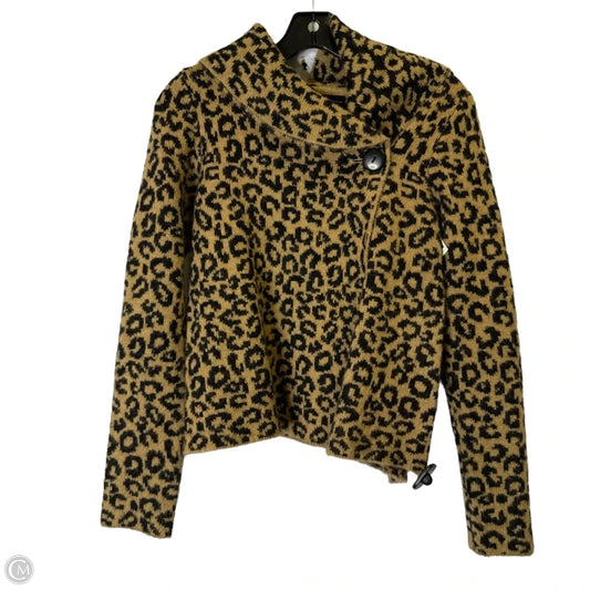 Sweater Cardigan By Adrienne Vittadini In Brown, Size: Xs