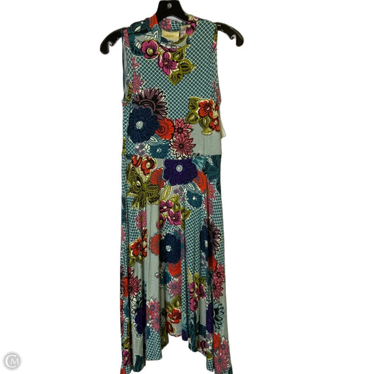 Dress Casual Midi By Maeve In Green, Size: Xs