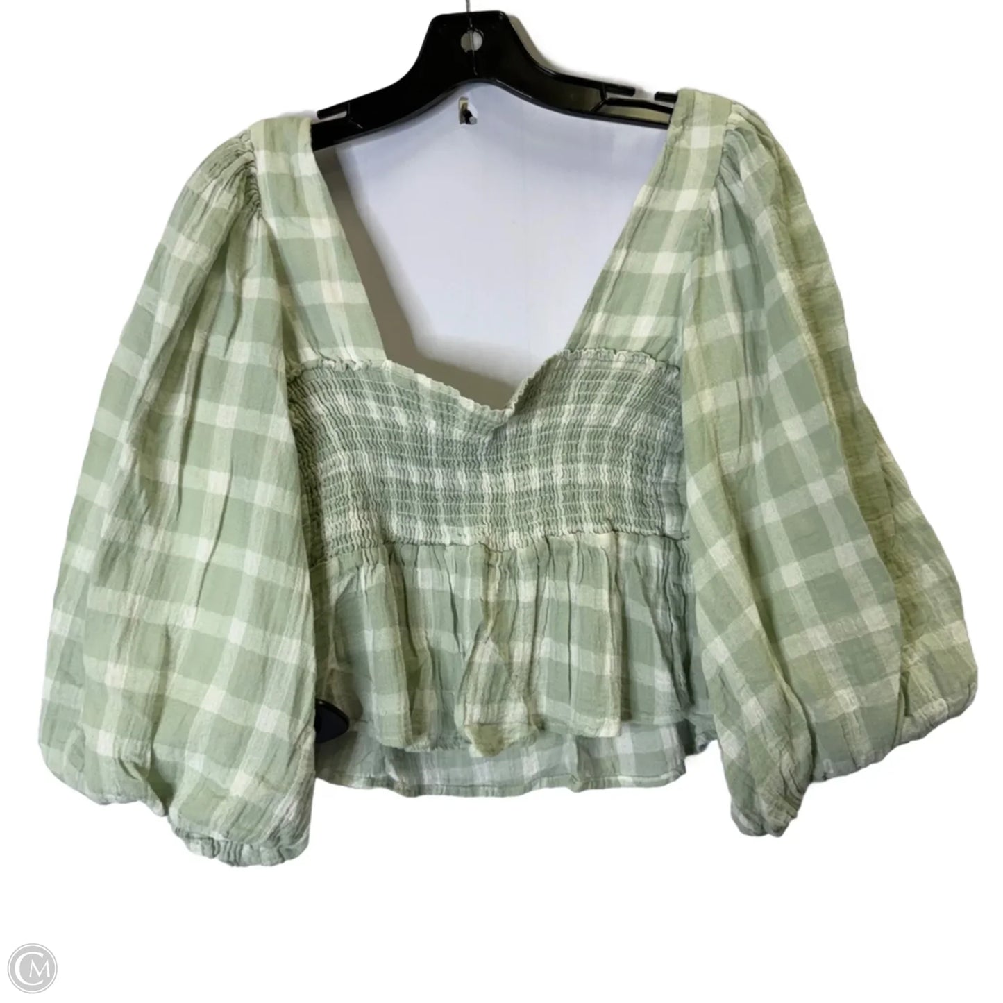 Top Long Sleeve By Show Me Your Mumu In Green, Size: M