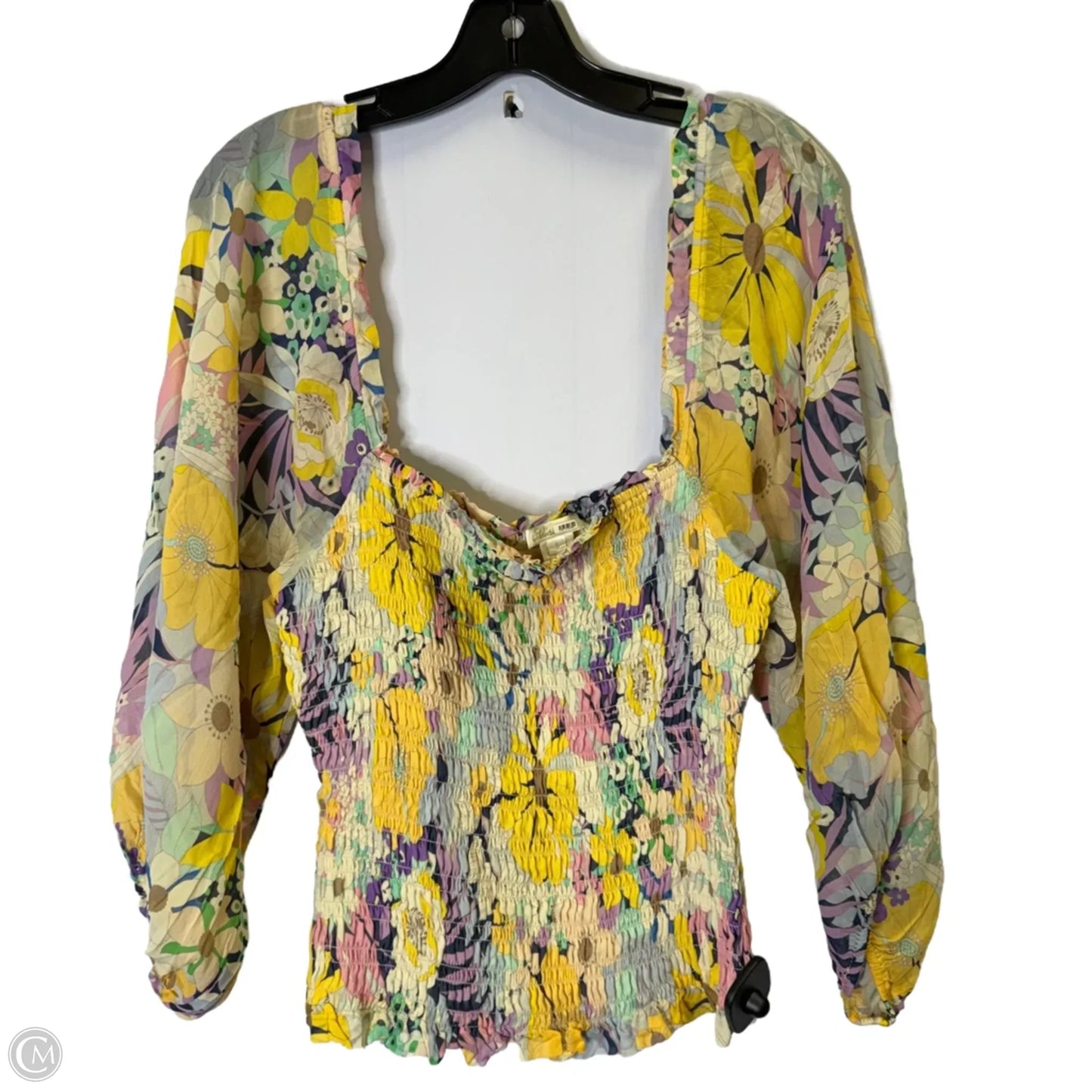 Top Long Sleeve By Shoshanna In Floral Print, Size: S