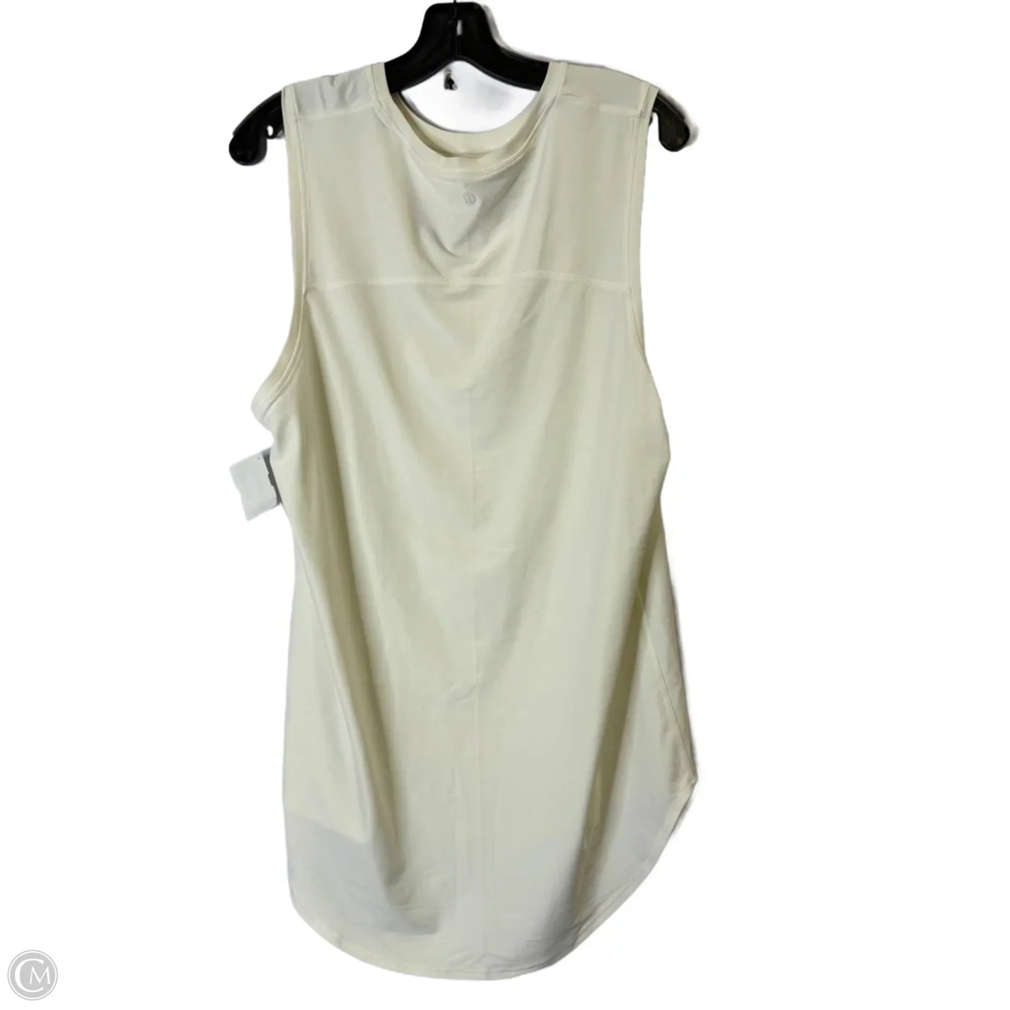 Athletic Tank Top By Lululemon In White, Size: Xl