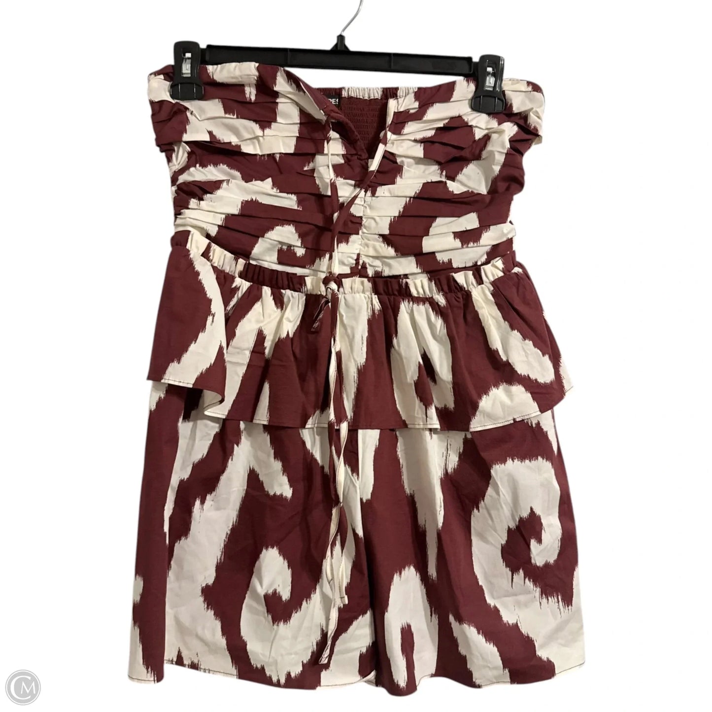 Romper By Express In Red, Size: M