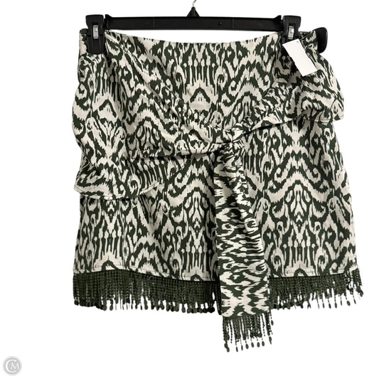 Skirt Mini & Short By Zara In Green, Size: L