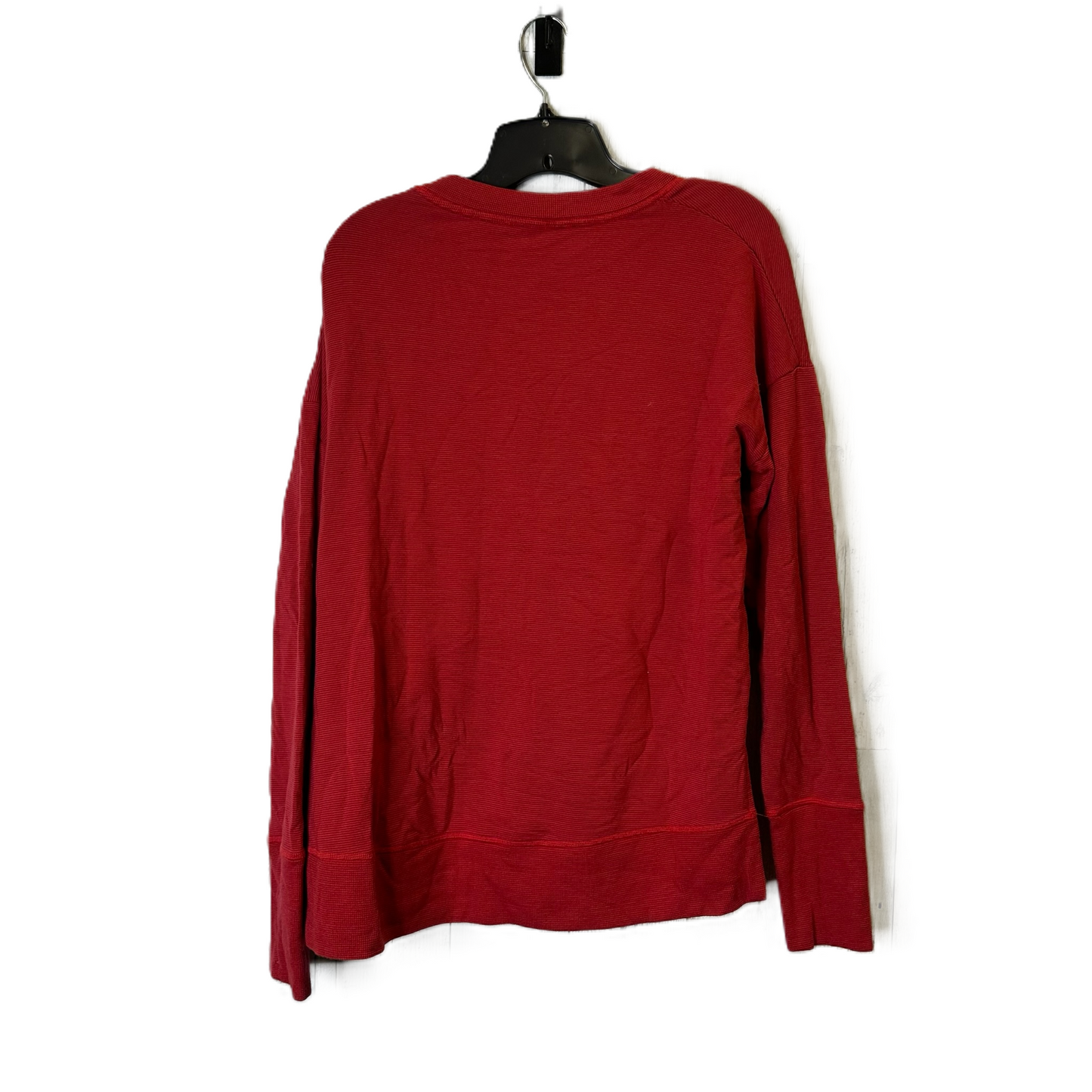 Athletic Top Long Sleeve Crewneck By Athleta In Red, Size: L