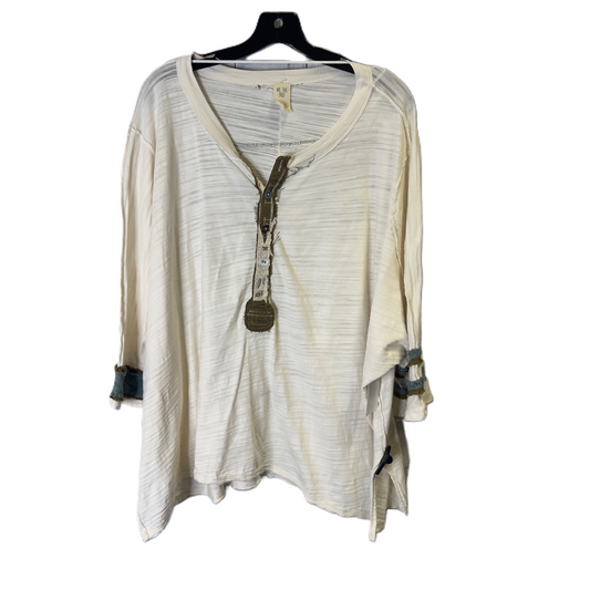 Top Long Sleeve By We The Free In Cream, Size: S