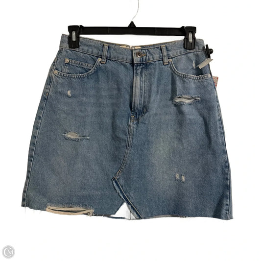 Skirt Mini & Short By We The Free In Blue Denim, Size: 8