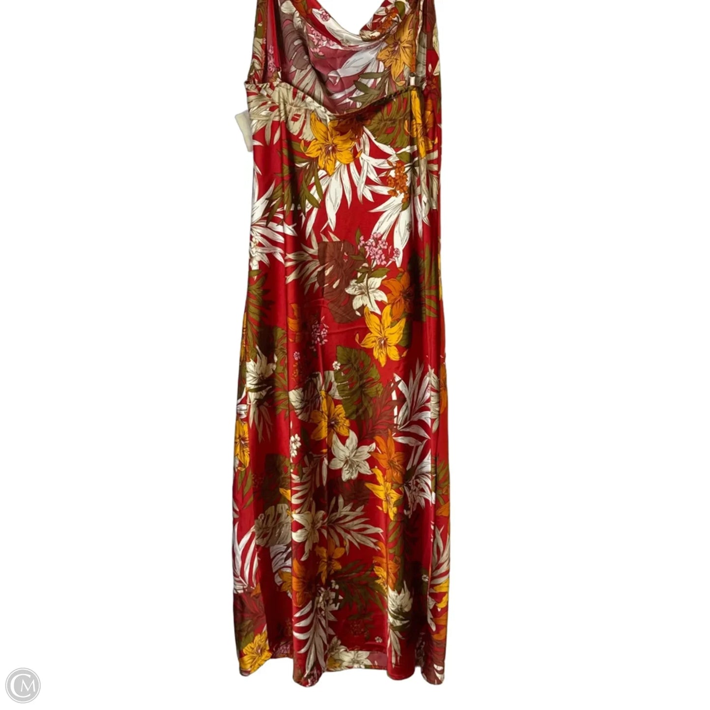 Dress Party Midi By Clothes Mentor In Red, Size: Xl