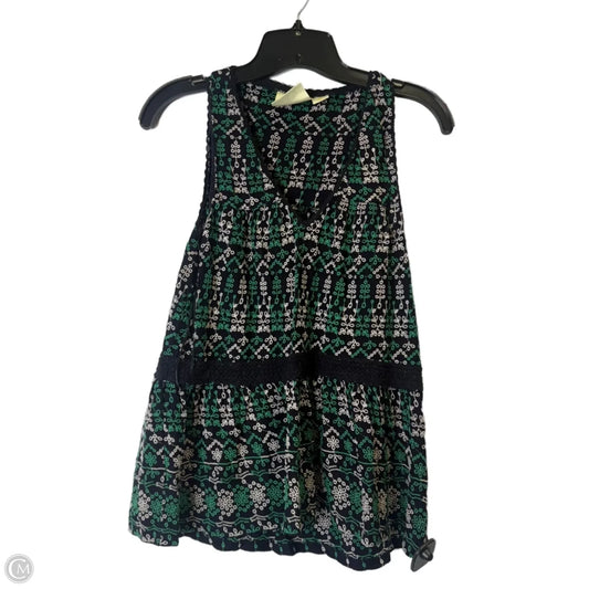 Top Sleeveless By Maeve In Navy, Size: S