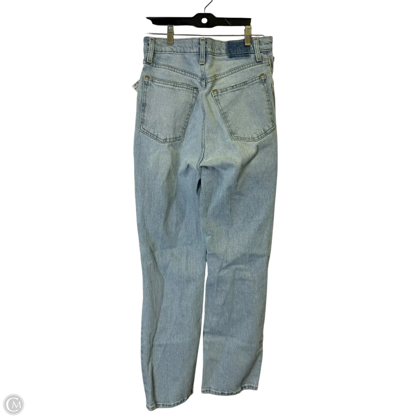 Jeans Straight By Abercrombie And Fitch In Blue Denim, Size: 8