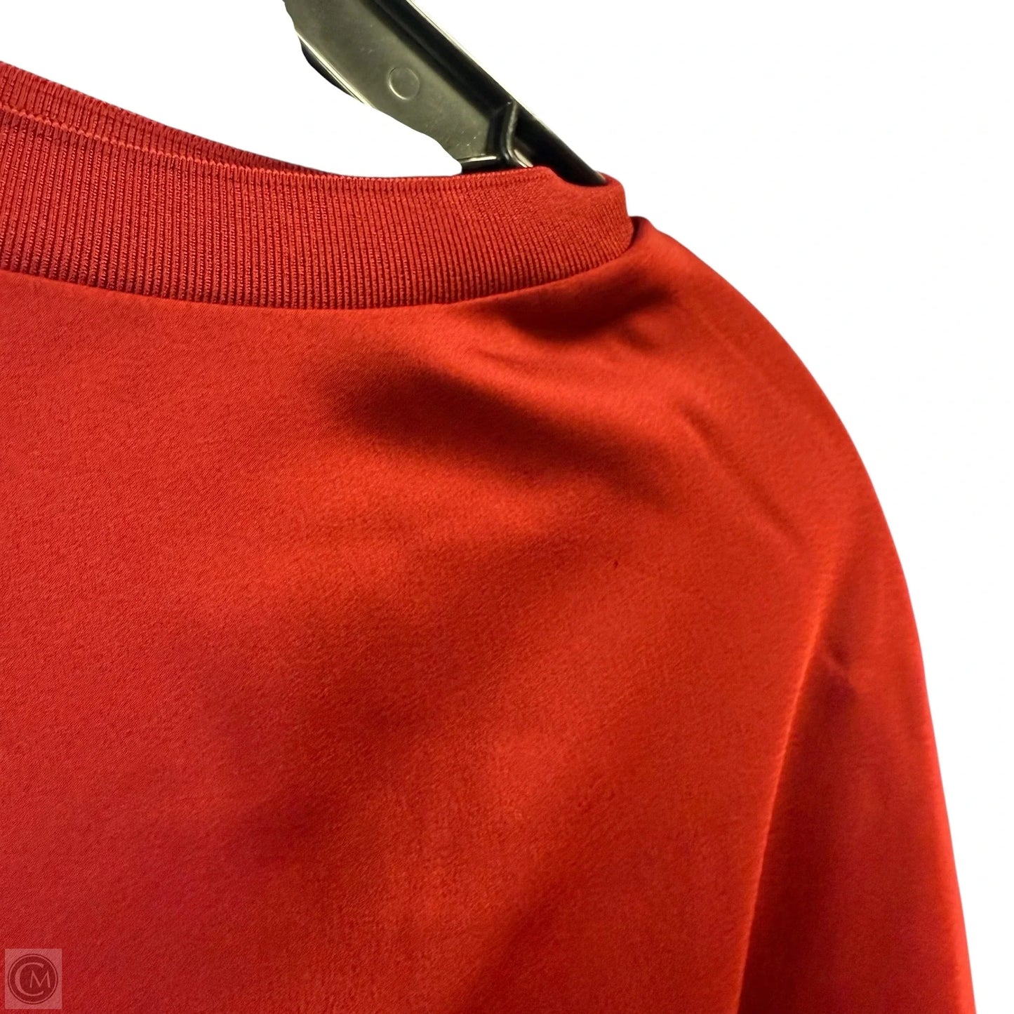 Blouse Short Sleeve By A New Day In Red, Size: M