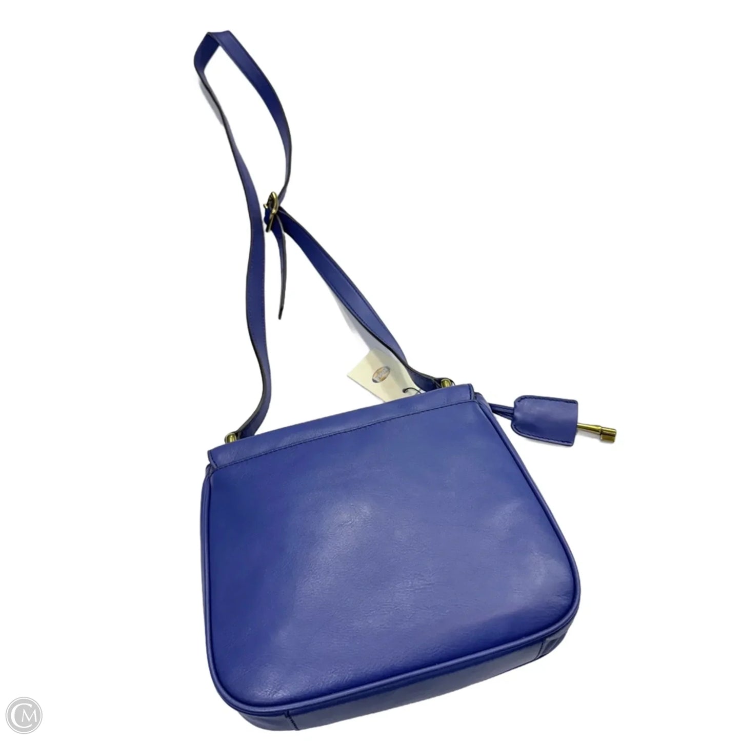 Crossbody Leather By Fossil, Size: Medium