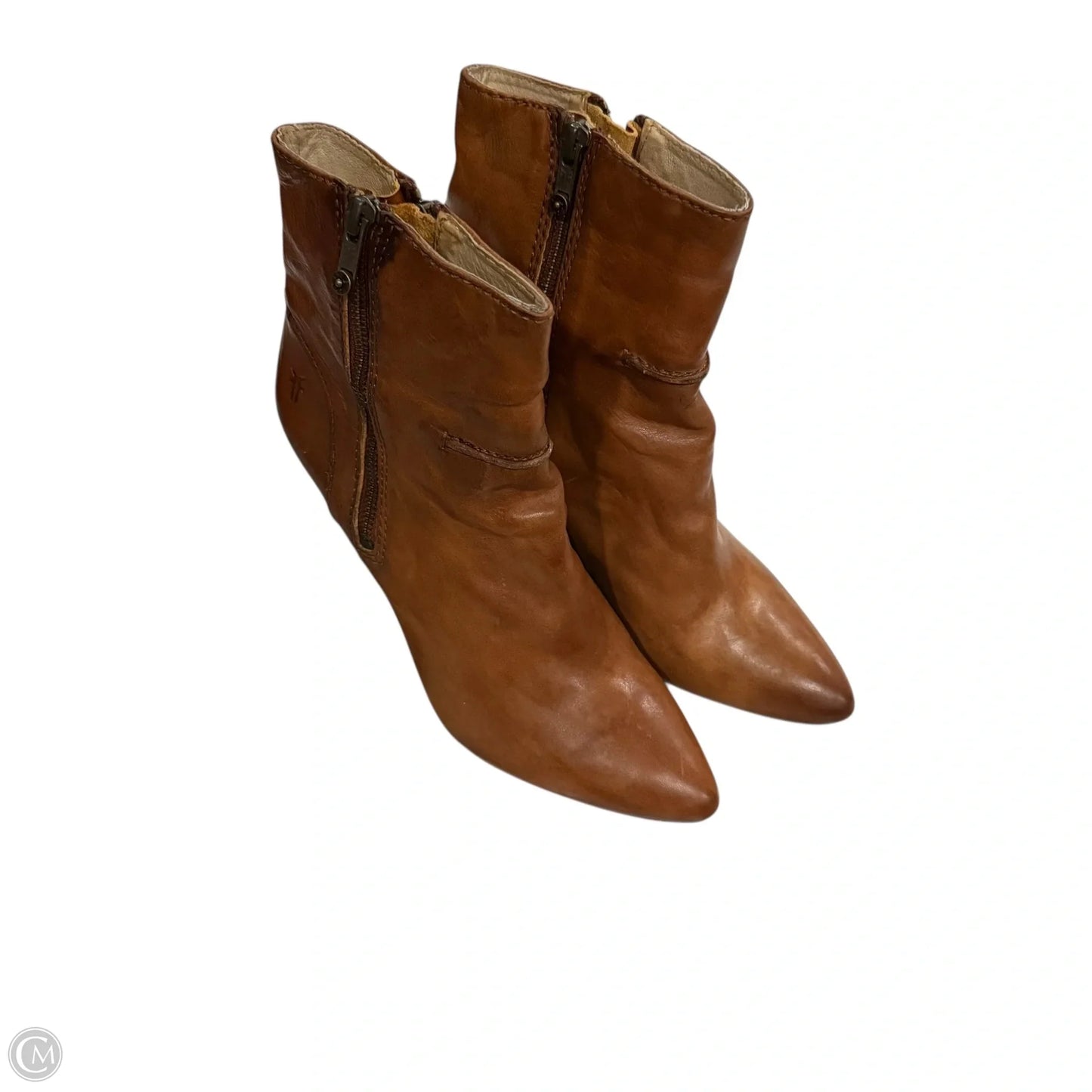 Boots Designer By Frye In Brown, Size: 9