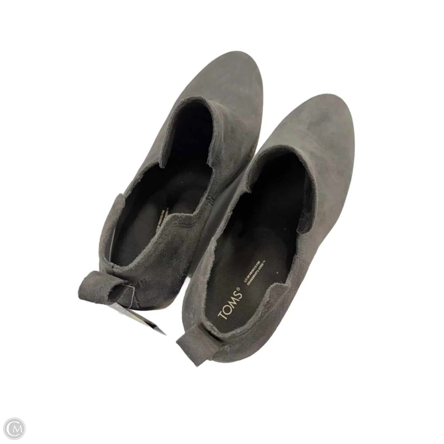 Boots Ankle Heels By Toms In Grey, Size: 11